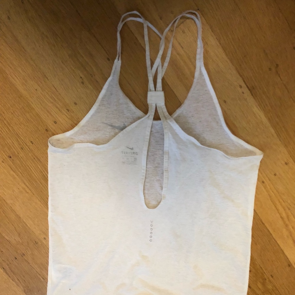 Nike white xs dri-fit tank